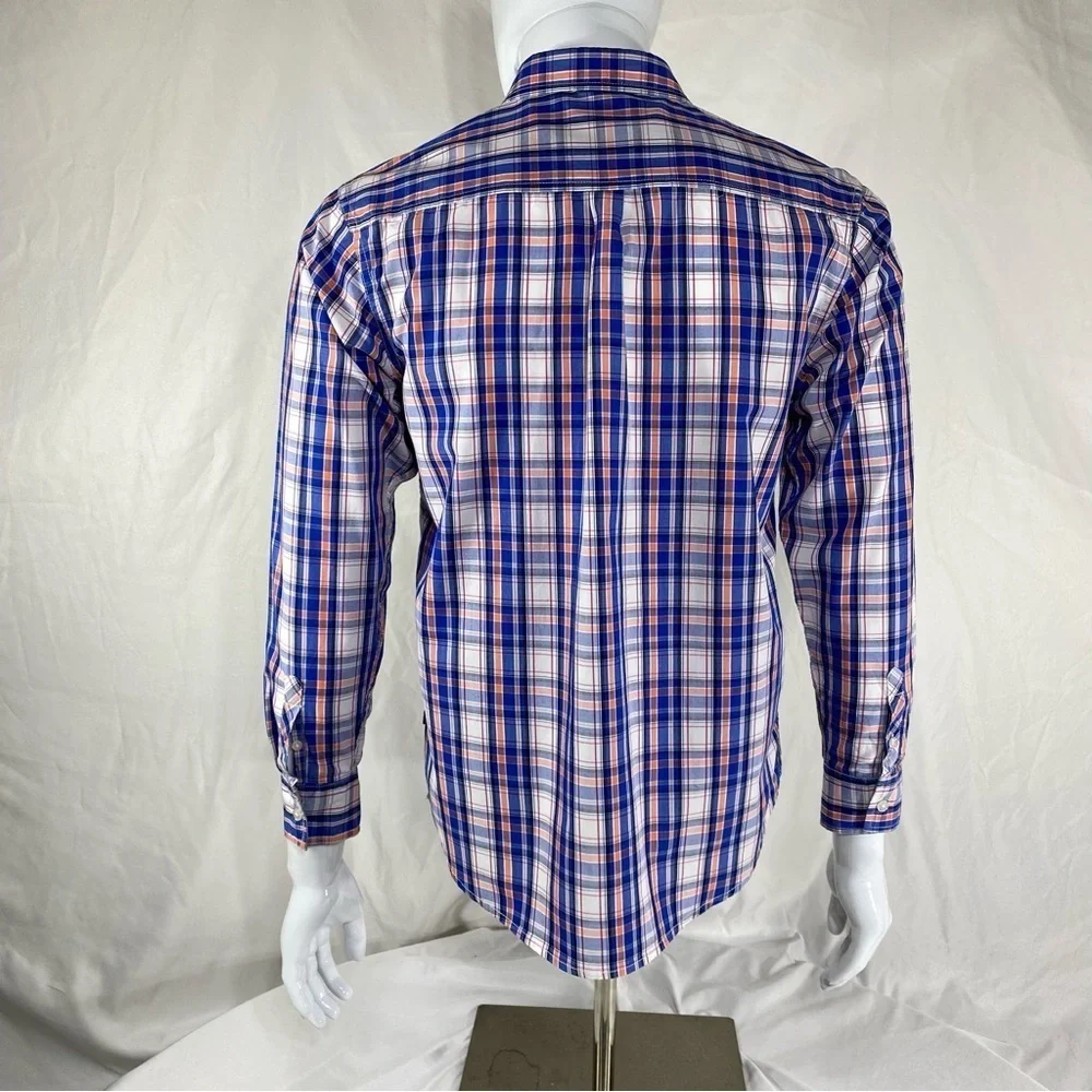 Nautica Boys Plaid Long Sleeve Button Down